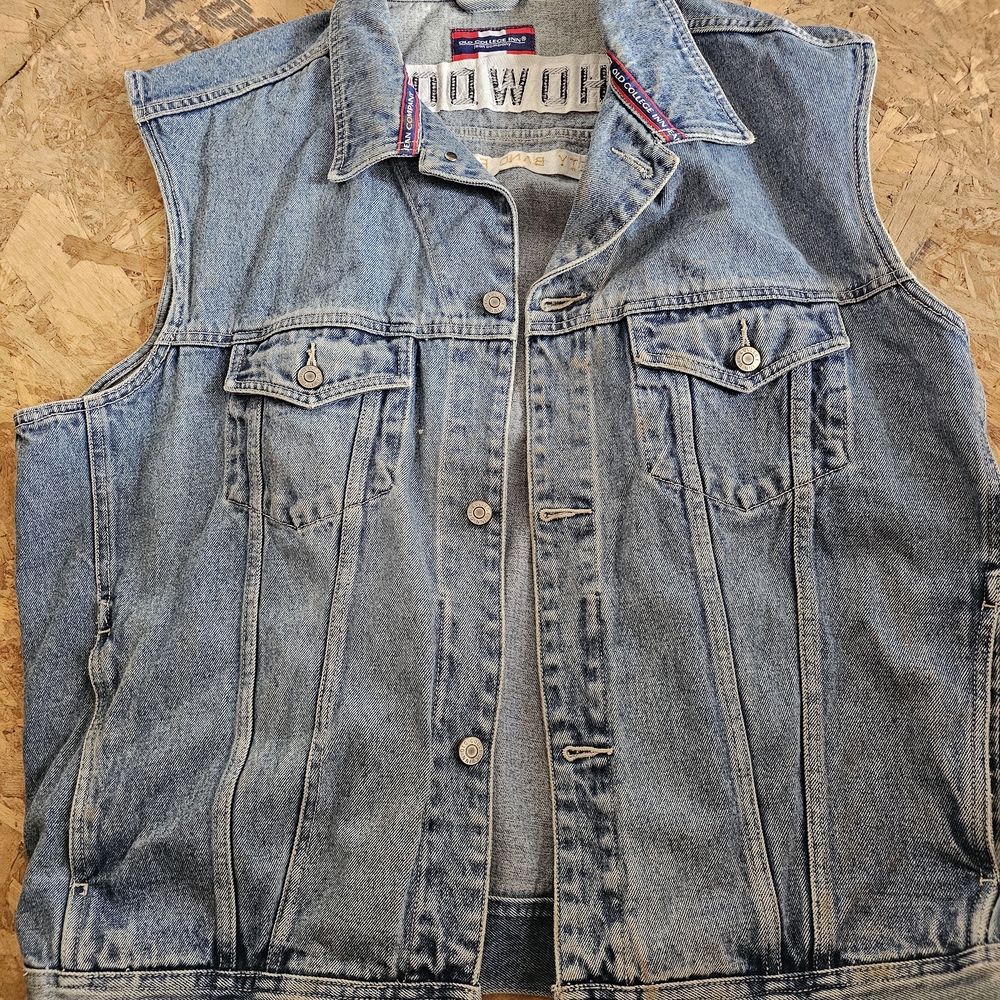 Denim Sleeveless Vest